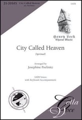 City Called Heaven SATB choral sheet music cover